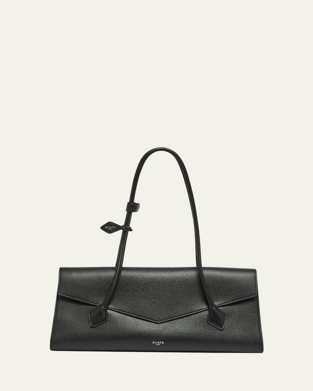 Le Teckel Shoulder Bag in Grained Leather